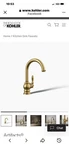 Kohler 24074-2MB Artifacts Beverage Faucet In Brushed Moderne Brass. Fixed Price $299.00.