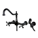 Kingston Brass Heritage Bridge Kitchen Faucet 8TO1BY2IN Spout Reach. Fixed Price $347.72.