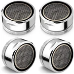 4PCS Bathroom Faucet Aerator Replacement - 15"/16" 24MM Brass, Chrome, Silver. Fixed Price $11.17.