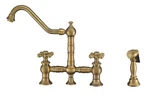 Whitehaus WHKBTCR3-9201-NT Vintage Iii Plus Bridge Faucet W/ Cross Handles. Fixed Price $784.00.