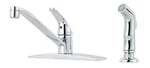Pfister G134-4444 Kitchen Faucet 1/2" Polished Chrome 1.8 Gpm Lever Connection. Fixed Price $124.68.
