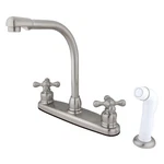 Kingston Brass KB71.AX Victorian 1.8 Gpm Standard Kitchen Faucet - Nickel. Fixed Price $133.22.