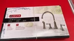 Delta Faucet 21902LF-SS Lewiston Two Handle Kitchen With Spray, Stainless. Fixed Price $100.00.