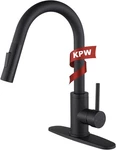 Kpw Kitchen Faucets, Matte Black With Pull Down. Fixed Price $43.68.