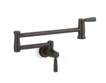 Kohler Traditional K-35744-BL Wall Mounted Pot Filler Faucet Matte Black New Box. Fixed Price $538.00.