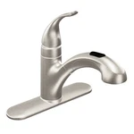Spot Faucet Pullout Resist Stainless One Handle Power Clean Moen Kitchen Integra. Fixed Price $369.99.