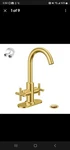 Phiestina SGF002-10-BG 2-HANDLE 4" Centerset Bathroom Faucet W/drain. Fixed Price $68.88.