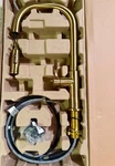 Kraus Kitchen Faucet- Torak Function Brushed Brass 16.25 In Pull Down Sprayer. Fixed Price $135.00.