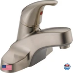 Peerless Centerset Bathroom Faucet Brushed Nickel Sink Single. Fixed Price $124.73.