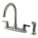 Kingston Brass FB779.NDLSP Nuvofusion 1.8 Gpm Standard Kitchen - Nickel. Fixed Price $123.47.