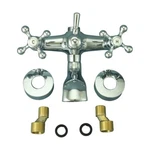 Tub Faucet 3 Handles Chrome Part Only With Fittings. Fixed Price $245.99.