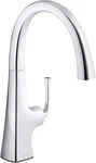 Kohler K-22065-CP Graze Kitchen Sink Faucet Polished Chrome. Fixed Price $244.09.