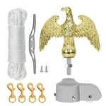 Flagpole Hardware Repair Parts Kit - 50 Feet Halyard ROPE+7" Eagle TOPPER+6"Z.... Fixed Price $43.88.