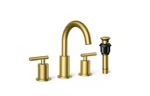 Forious Two-handle Bathroom Faucet 3-HOLE Widespread Sink. Fixed Price $48.74.