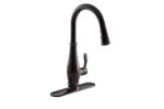 Kohler Cruette Single-hole Or Three-hole Kitchen Sink Faucet K-780-2BZ. Fixed Price $162.00.