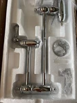 Signature Hardware Contemporary Retractable Pot Filler Faucet - Chrome. Fixed Price $250.00.