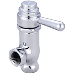 Central Brass 0333-L1/2 Self-close Angle Stop In Chrome. Fixed Price $72.65.