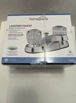 Homepointe Lavatory Faucet, 242436 Acrylic Handles, W/matching Pop Up, Bath. Fixed Price $29.66.
