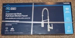 Commercial Style Pull Down Kitchen Faucet Stainless Steel Flynt New 1452262. Fixed Price $59.97.