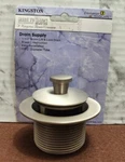 Kingston Brass DDL208 Lift & Lock Tub Drain, Brushed Nickel. Fixed Price $29.99.