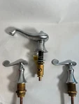 Kohler 16102-4-G Revival Widespread Bathroom Sink Faucet Brushed Chrome. Fixed Price $899.99.