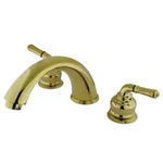 Kingston Brass Magellan Widespread Deck Mounted Roman Tub Filler Polished. Fixed Price $159.99.