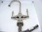Signature Hardware Isabel Single-hole Gooseneck Bar Faucet Polished Chrome. Fixed Price $98.82.