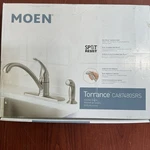 New Moen Torrance CA87480SRS Single-handle Kitchen Faucet W/sprayer B161. Fixed Price $79.95.