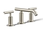 Kohler Purist K-14410-4-BN Widespread Bathroom Sink Faucet Drain Brushed Nickel. Fixed Price $598.00.