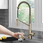 Kraus KFF-2631 Oletto 2-IN-1 Commercial Style Pull-down Single Spot Free. Fixed Price $399.95.