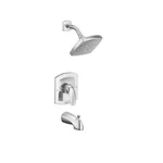 Moen Canada Single Handle Square 1-SPRAY Tub & Shower Faucet. Fixed Price $440.10.