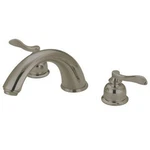 Scratch Kingston Brass KB8368NFL Nuwave French Roman Tub Faucet, Brushed Nickel. Fixed Price $48.37.