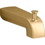 Kohler Pitch Wall-mount Diverter Bath Spout In Vibrant Brushed Moderne Brass. Fixed Price $34.73.