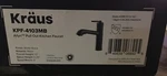 Kraus Allyn Pull-out Single Handle Kitchen Faucet Matte Black KPF-4103MB. Fixed Price $160.00.