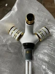 Kohler Cygnet Centerset Bidet Faucet K-6770-7-0 White & Gold Finish. Fixed Price $999.00.