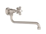 Rohl Acqui A1445XSTN-2 Wall Mounted Kitchen Pot Filler Faucet Satin Nickel New. Fixed Price $398.00.