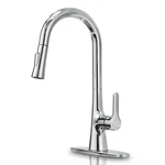 Kitchen Faucet With Pull Down Sprayer, Polished Chrome Sink 1 .... Fixed Price $75.27.