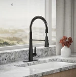 Kohler Vind Semi-professional Pull Down Kitchen Sink Faucet Matte Black. Fixed Price $152.99.