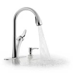 Kohler Transitional Pulldown Kitchen Faucet W/soap Dispenser 1PREC26448-SD-CP-AA. Fixed Price $137.99.