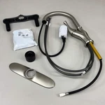 Delta Pull-down Kitchen Faucet Upgrade 1L Spot Shield Stainless 19888Z-SP-DST. Fixed Price $201.60.
