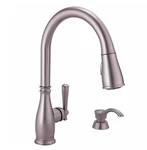 Delta Charmaine One Handle Stainless Steel Pull-down Kitchen Faucet 19962Z-SSSD. Fixed Price $139.99.