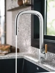 Moen S74001 Tenon Chrome Pull Down Kitchen Faucet 1.5 Gpm New Open Box. Fixed Price $249.99.