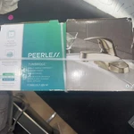 Peerless P188620LF-BN-M Single Handle Centerset Bathroom Faucet W/ Mpopup Nickel. Fixed Price $32.00.