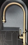 Waterstone Faucets 9750-MAB Extended Reach Pulldown Matte Antique Brass. Fixed Price $1999.00.