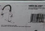 Delta Antoni 18803-BL-DST Pre-rinse Semipro Spray Kitchen Faucet Matte Black New. Fixed Price $278.00.