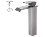 Bwe Single Hole Handle Bathroom Vessel Sink Faucet Brushed Nickel. Fixed Price $29.99.