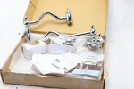 Kingston Brass Restoration Kitchen Faucet Pot Filler Chrome KS3102TAL L11. Fixed Price $179.99.