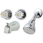 Homewerks Worldwide 623423CA Baypointe Hand Combination Faucet, Chrome. Fixed Price $59.99.