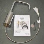 Kohler Bathroom Sensor Faucet K-13473-CP, Touchless, Battery, Brass, Chrome. Fixed Price $299.95.