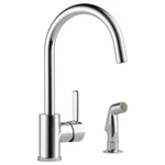 New In Box Peerless Precept P199152LF Kitchen Faucet With Spray - Chrome. Fixed Price $90.00.